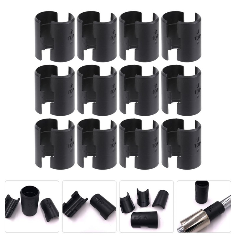TEHAUX 30 Pairs Wire Shelf Lock Clips Replacement Clamp Fixings