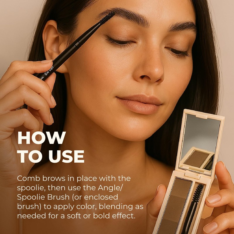 Beauty For Real Brow Max Ombre Brow Powder, Deep -