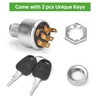 10L0L Golf Cart Keys Starter Ignition Switch Kit for EZGO,
