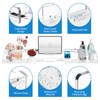 WINFFOR Acrylic Bathtub Tray, Expandable Bathtub Caddy, 1 or 2