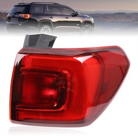 Lochnchn Tail Lights Compatible with GMC Acadia 2017 2018 2019 Rear Taillights Led Brake Light with Bulb Right Passenger Side Tail Lamp Replace GM2805126 84709442