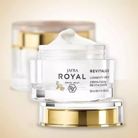 Jafra Crema facial revitalizante Royal Revitalize, 50 ml, hora de aplicación: día/noche, tipo de piel seca