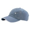 MCap 6 Panel Cotton Twill Washed Cap - Glacier White