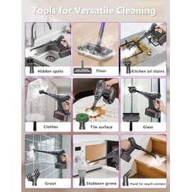 WVSAW Heavy Duty Steam Mop Cleaner for Hardwood, Tile, Laminate, Windows