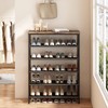 INGIORDAR Shoe Rack Organizer 6 Tier Metal Organizer Shelf with