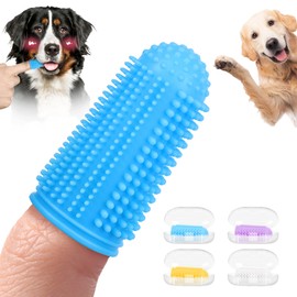 babove Dog Toothbrush,Dog Tooth Brushing Kit 4-Pack,pet Toothbrush,Dog Finger Toothbrush for Dogs,Dog Teeth Cleaning,Dog Tooth Brush for Small&Large Pets,Use with Dog Toothpaste for a More Cleaning