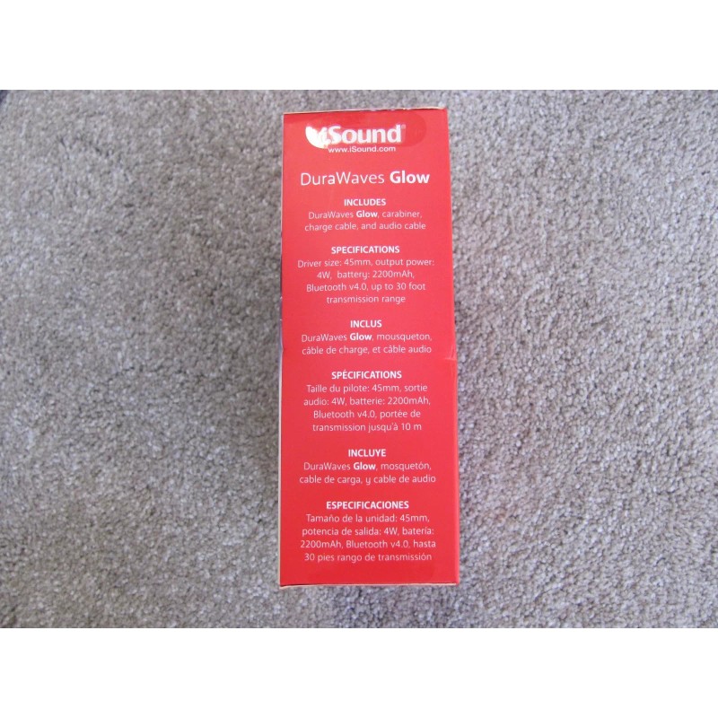 iSound New iSound DuraWaves Glow Durable Glowing LED Light WaterProof