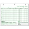 NextDayLabels - Employee Daily Attendance History Records, Letter Size Cards