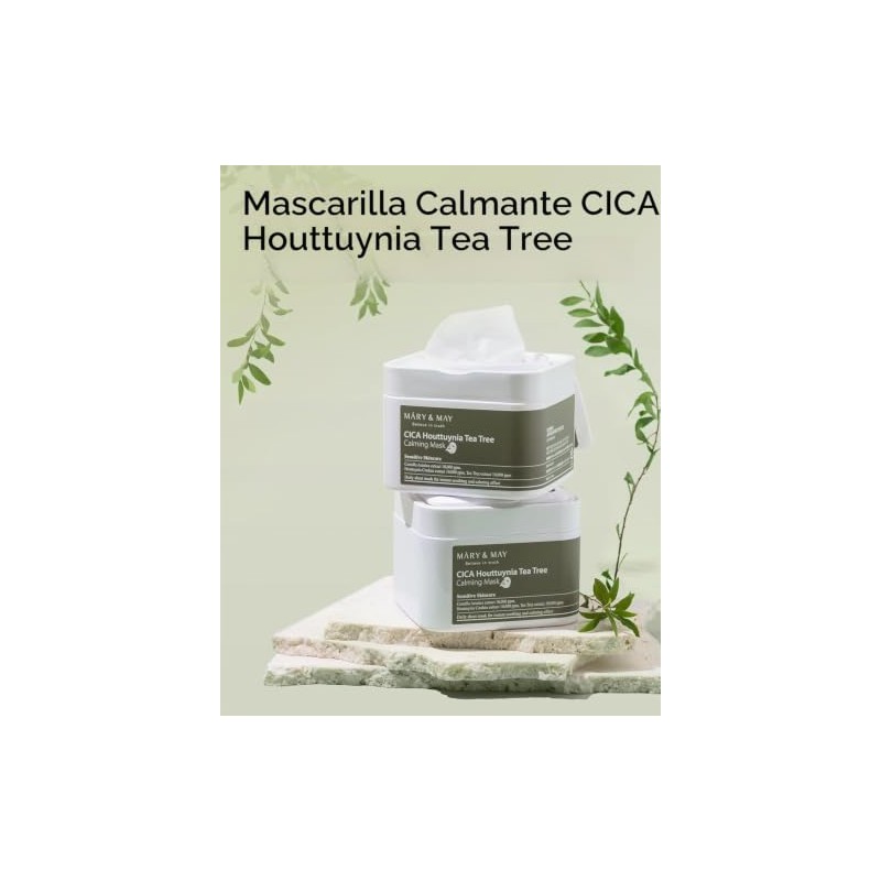 MaryMay Cica Houttuynia Tea Tree Calming Mask - Daily Pull