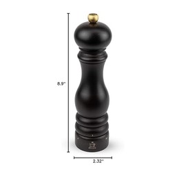 Peugeot Peugeot - Paris u'Select Manual Pepper Mill - Adjustable Grinder - Beechwood, Chocolate