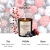 Pet Odor Eliminator Candle, Berry Rum Fragrance, Natural Soy Candle