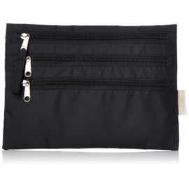 Solo Tourist Small Item Storage Pouch, Flat Case, S, 5.9 inches (15 cm), Black