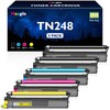 Meagiis TN248XL TN248 TN-248XL TN-248CMYK Toner Cartridge Compatible for Brother