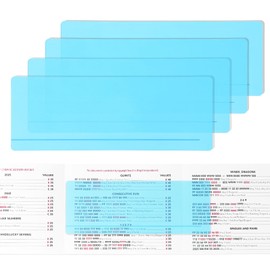 4Pack Mahjong Line Finder, Mahjong Line Reader Guide, Mah Jongg Card Mahjong Accessories and Gifts, Mahjong Game Rules Helper(Blue)