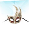 CIYODO Men's Masquerade Mask Creative Venice Flame Crack Mask for