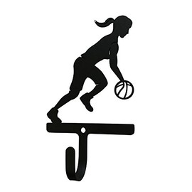 StealStreet WH-306-S 5.75" Basketball Woman/Girl Wall Hook Small