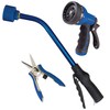 DRAMM 50035 Watering and Tool Set in Green Includes 16-Inch