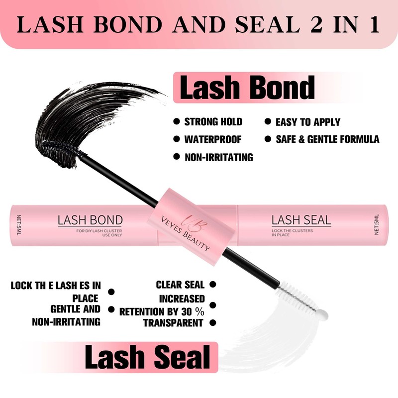 VEYESBEAUTY VEYESBEAUTY Lash Bond and Seal Waterproof 2 in 1