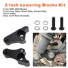 2 Inch Lowering Blocks Kit Fits 2002-2023 HarleyTouring Models/Road Glide/Street