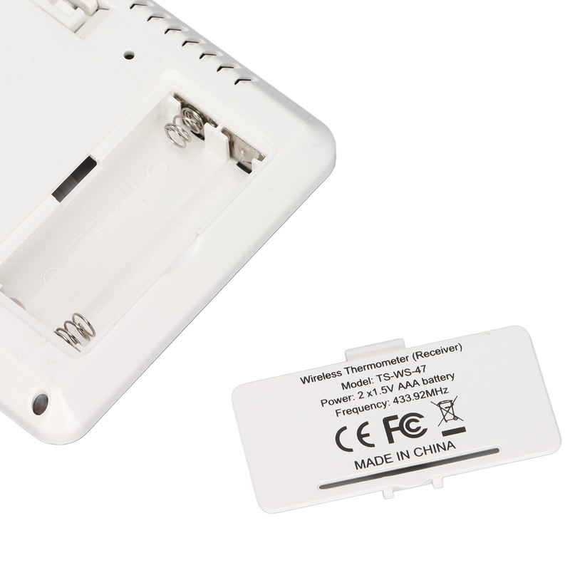 Wireless Electronic Thermometer Indoor Outdoor Home Digital Weather Station Clock