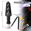 4pcs Motorcycle Turn Signals LED,Motorcycles Blinkers with Amber Lights＆Wiring Harness