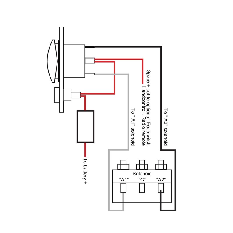 Windlass Up/Down Switch Five Oceans (BC 3290)