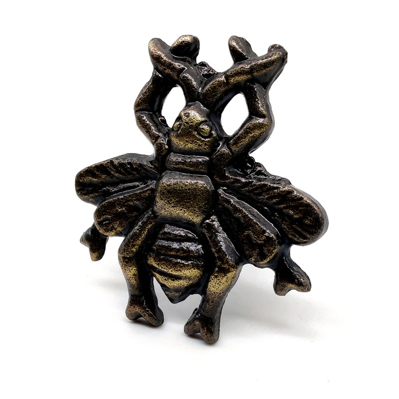 5MOONSUN5's Cast Iron Honey BEE knob Iron Cabinet Knobs Drawer
