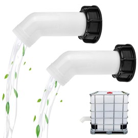 DTYGUIXE Pack of 2 IBC Outlet Nozzles IBC Drain Nozzle IBC Adapter Outlet Spout 1000L IBC Tank Adapter IBC Water Tank Accessories IBC Tank Accessories for Water Tanks, Irrigation Specialists