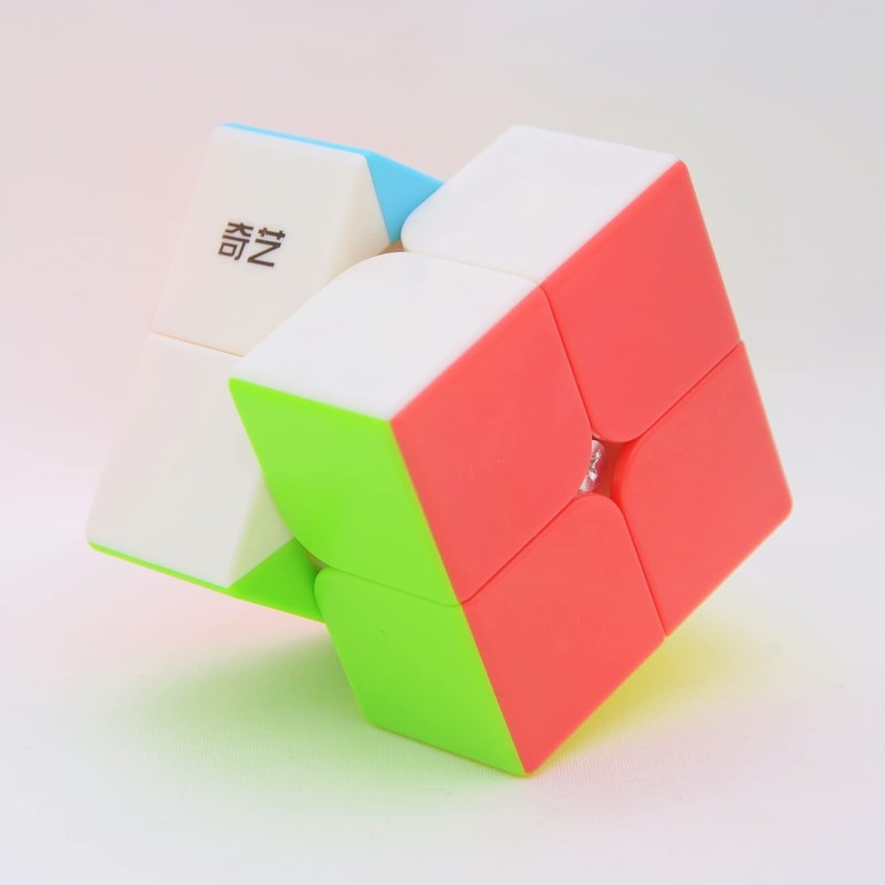 Bukefuno QY 2x2 Magic Cube Magic Puzzle 2x2x2 Cube Stickerless