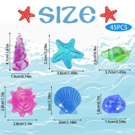 YOUYIKE Diving Jewel Pool Toy, Pack of 45 Diving Toys for Children, Summer Swimming Diving Gemstones for Children, Treasure Hunt, Diving Gemstones Pool for Children, Girls, Boys