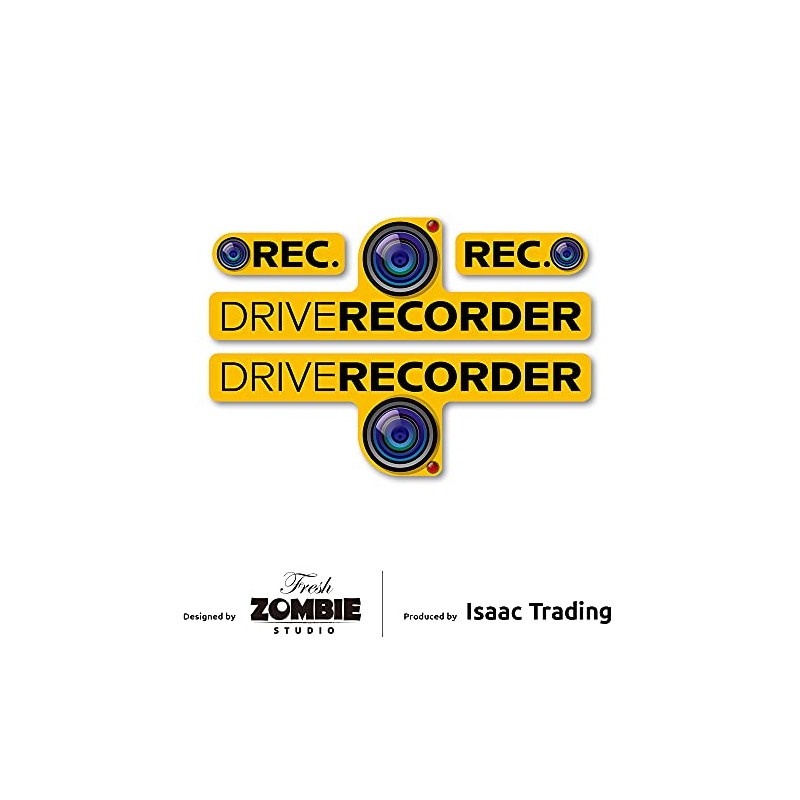 Isaac Trading Dash Cam Recording Sticker Sticker Sticker Waterproof Weatherproof