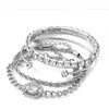 Gold Bracelets for Women, 14K Gold Plated Dainty Layered Chain