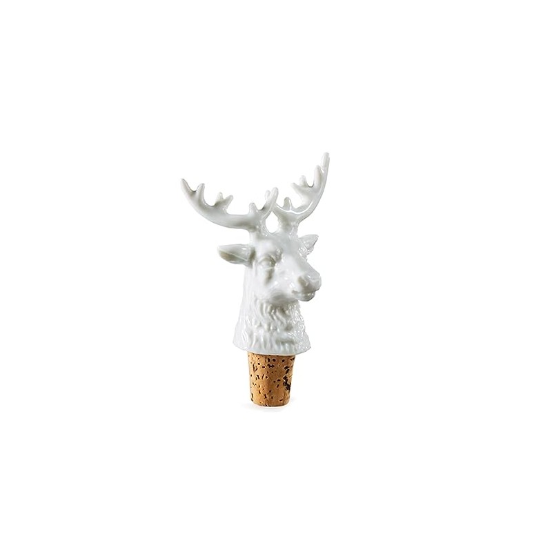 Reindeer Design Bottle Stopper