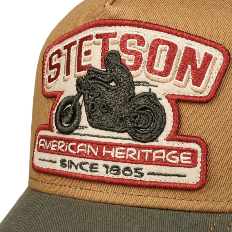 Stetson Biker Trucker Cap - Adjustable Size - Multicoloured Hat