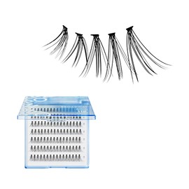 Broadway Lash Clusters, 9-16mm 112 pcs Assorted Natural Wispy False Eyelashes, Customizable DIY Individual Lash Extensions for Beginners, Lightweight & Comfortable Narrow Band, Great for Everyday Glam