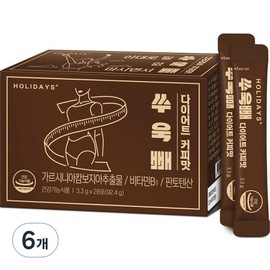 Holidays Soukppe Diet Coffee Flavor 28 packets, 92.4g, 6 pcs / 홀리데이즈 쑤욱빼 다이어트 커피맛 28포, 92.4g, 6개