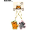 Klux Musik Tiger Clear Nicoichi Keychain/Pose 122814