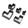5Pcs Leather Die Cutter Hollow Assorted Size High Carbon Steel