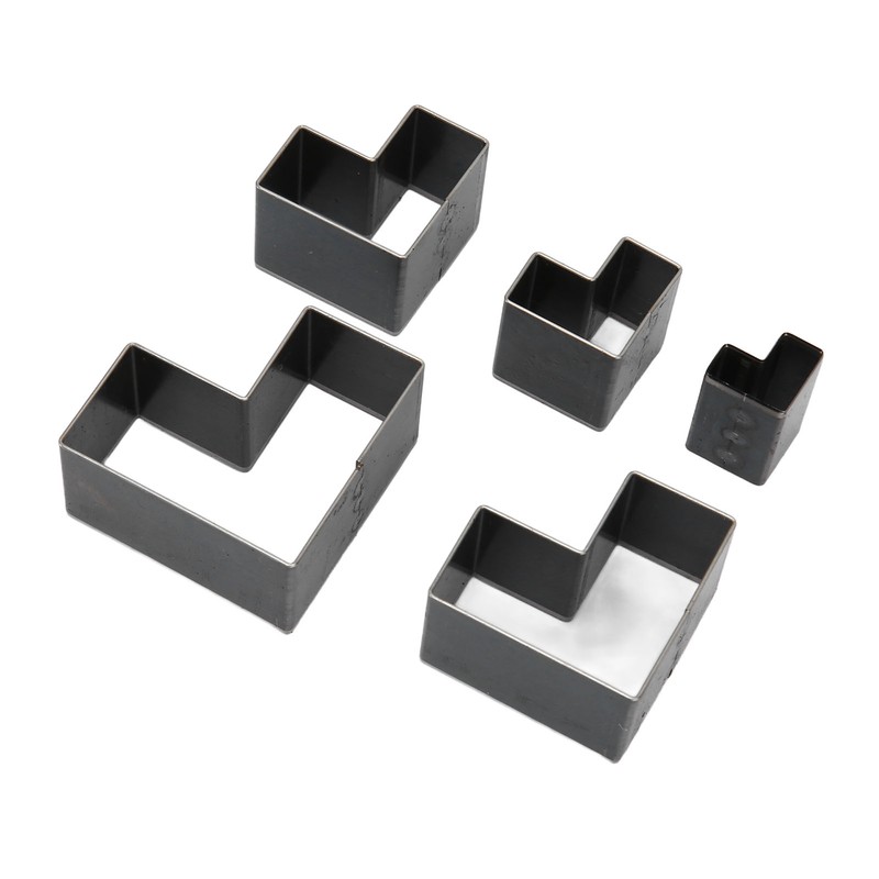 5Pcs Leather Die Cutter Hollow Assorted Size High Carbon Steel
