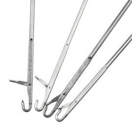 Yocimango-Rubber Band Traction Threading Replacement Tool、Drawstring Threader Sewing Needle for Home Store Crafts (Silver) -4 pcs