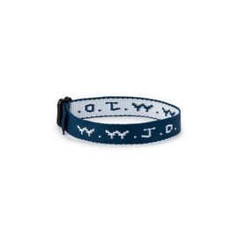 Elevated Faith Single WWJD Bracelet - What Would Jesus Do (Navy)