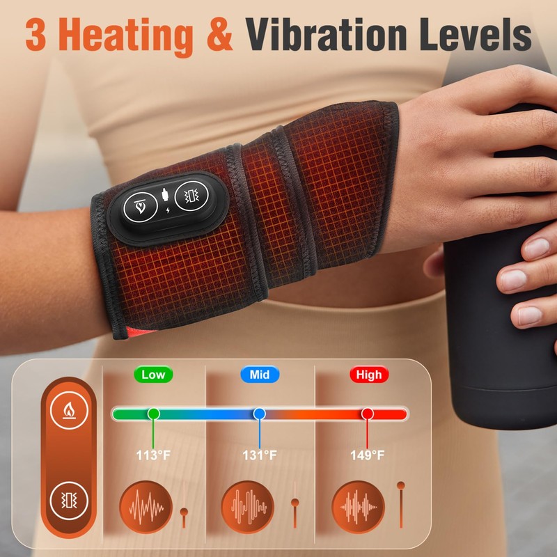 660nm & 850nm for Wrist for Hand with 3000mAH Wireless