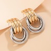 Chunky Gold Knot Earrings 14k Gold Plated Statement Earrings for