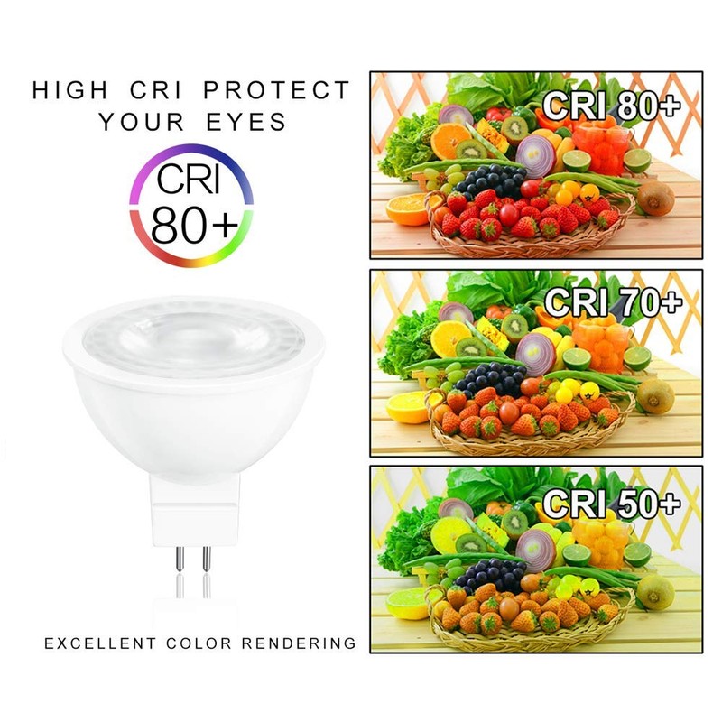 MR16 LED Bulb, GU5.3 12V Low Voltage Bipin 50W Halogen