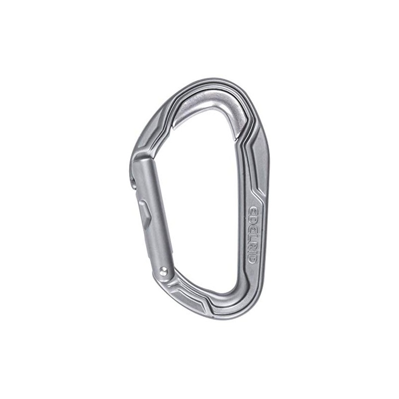 EDELRID Normal Carabiner Bulletproof Straight, Slate (663)