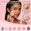 Brochas para Maquillaje con Bolsa 41pcs,Set de Brochas para Maquillaje