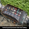 Tool Roll Organizer with Stand-up Baffle,1680D PVC Motorcycle Tool Roll