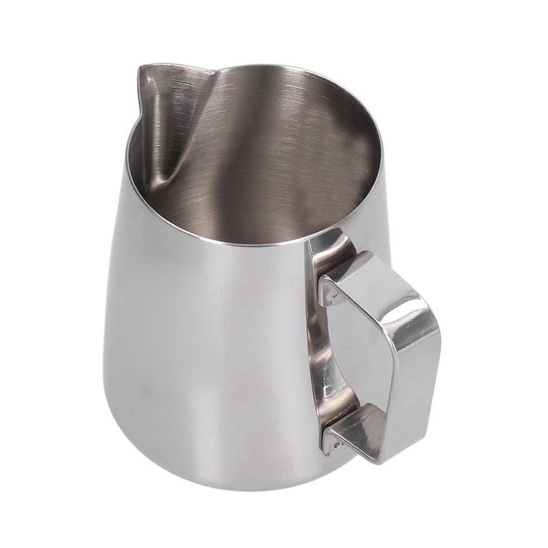 Milk Frother Cup 380ml 304 Stainless Steel High Durability Multifunctional