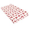 Hudson Baby Unisex Baby Changing Pad Cover, Red Rose, One