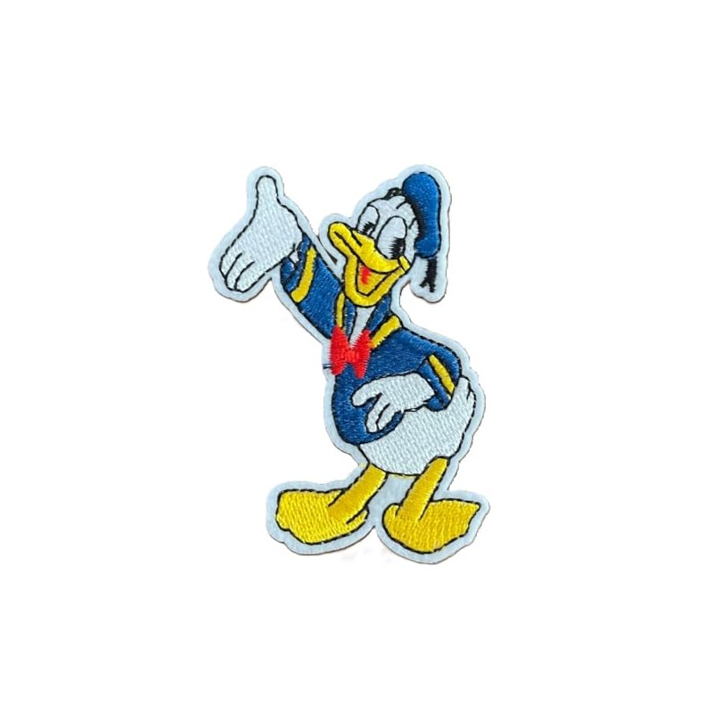 Blue Duck Iron On Patches for Clothing Embroidered Applique Patch